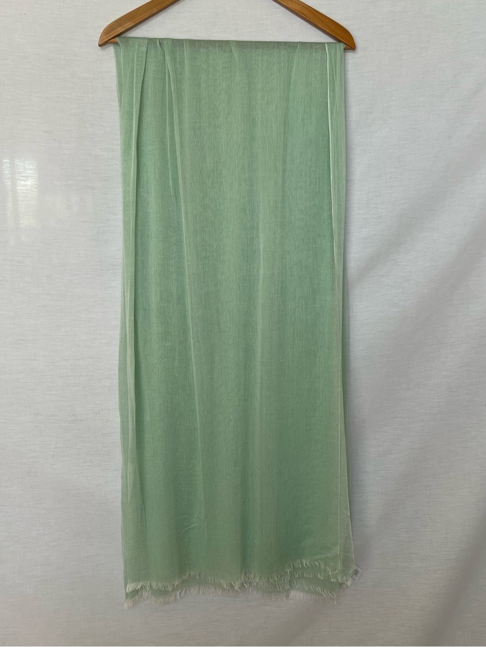 Nordstrom Mint Green Silk Blend Lightweight Scarf Wrap